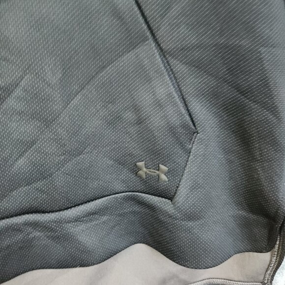 Under Armour Womens Fleece Sweater Medium Pullover Turtleneck Coldgear Loose EUC - Picture 4 of 10